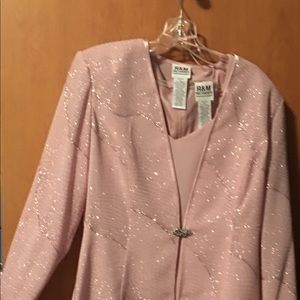 Beautiful mauve Dress with jacket
